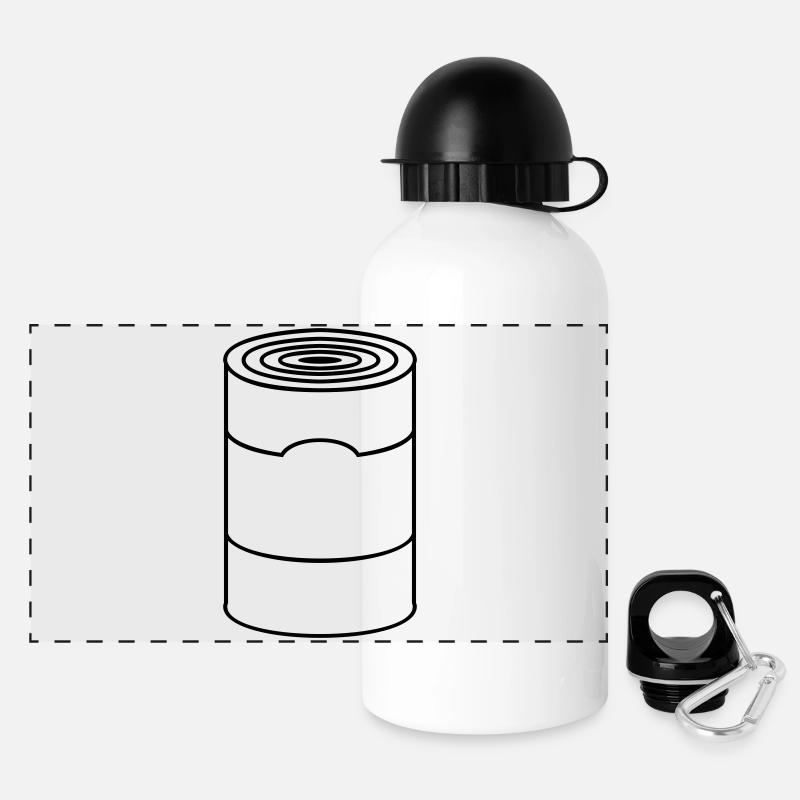 Dose / can (1c) - Panoramic Thermal Bottle with Lid 500 ml - white