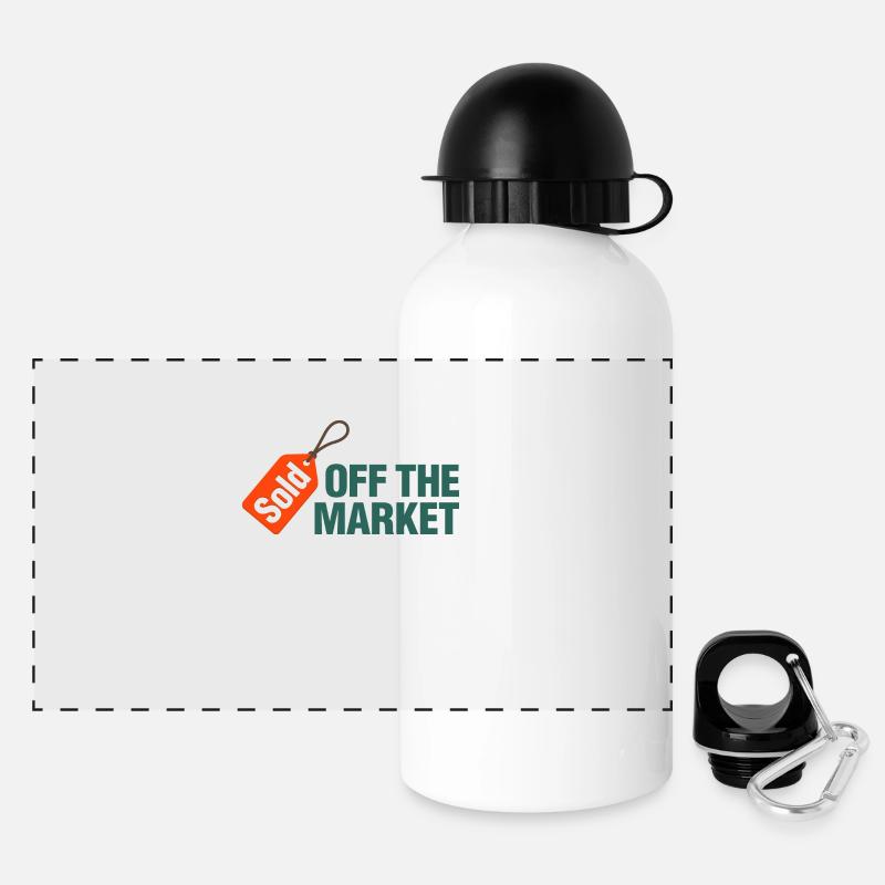 Already taken! - Panoramic Thermal Bottle with Lid 500 ml - white
