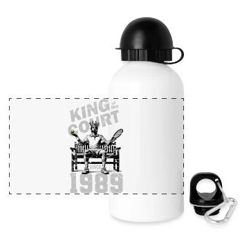 Chemise de tennis homme 35e anniversaire 1989 - Gourde panoramique avec couvercle 500 ml - blanc - Devant