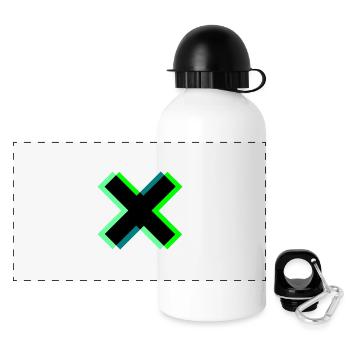 Level Up - Panoramic Thermal Bottle with Lid 500 ml - white - Front
