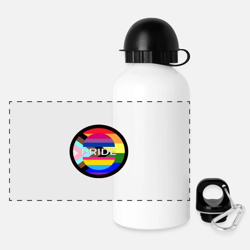 STOLZ - Panorama Trinkflasche mit Deckel 500 ml - Weiß