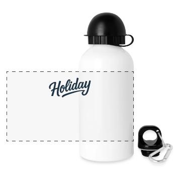 Holiday - Panoramic Thermal Bottle with Lid 500 ml - white - Front