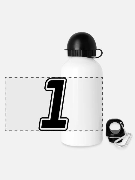 Numéro 1 - Gourde panoramique avec couvercle 500 ml - blanc