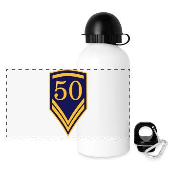 50 - Panoramic Thermal Bottle with Lid 500 ml - white - Front