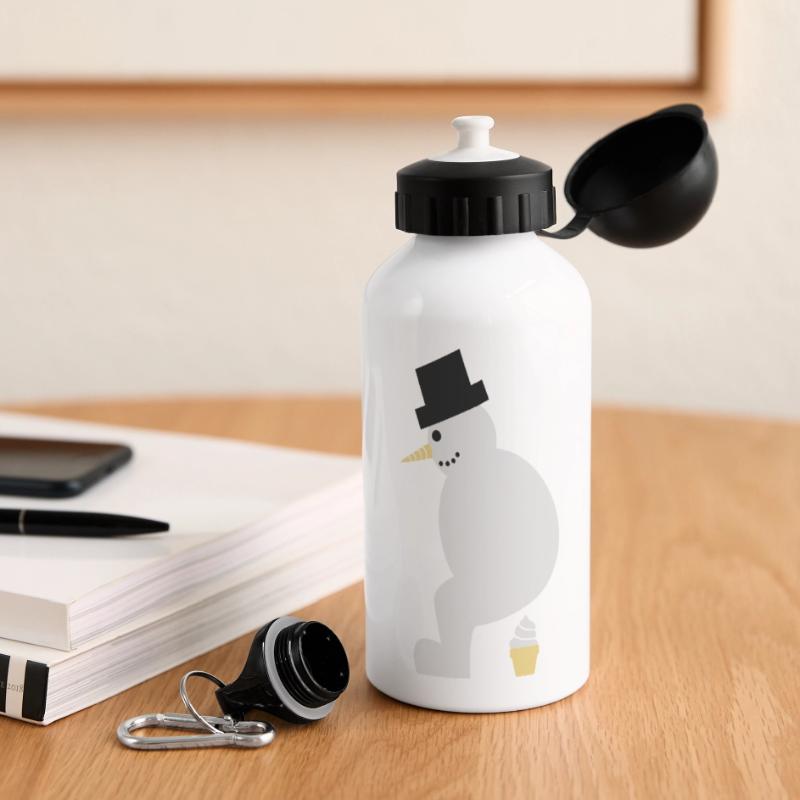 Mobile Softeis-Fabrik? Panorama Trinkflasche mit Deckel 500 ml