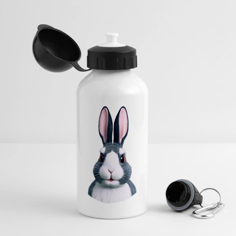 Rabbit - Not only at Easter Panoramic Thermal Bottle with Lid 500 ml
