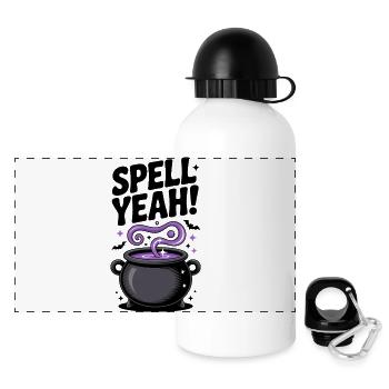 Spell Yeah! - Panoramic Thermal Bottle with Lid 500 ml - white - Front