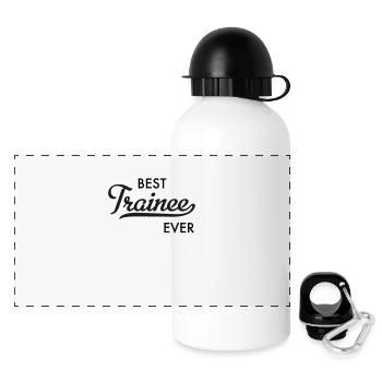 Trainee - Panoramic Thermal Bottle with Lid 500 ml - white - Front