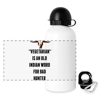 Bad Hunter - Panoramic Thermal Bottle with Lid 500 ml - white - Front