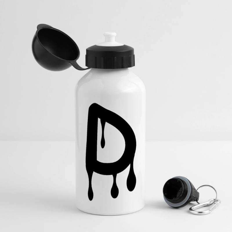 d_comic_graffiti Panorama Trinkflasche mit Deckel 500 ml