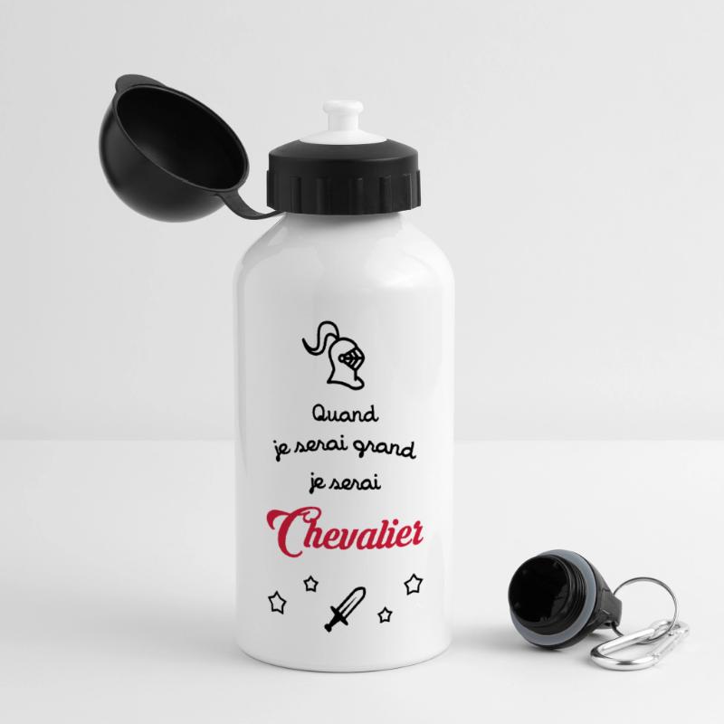 Chevalier - Bébé - Naissance - Garçon - Epée - Fun Panoramic Thermal Bottle with Lid 500 ml