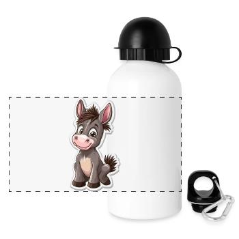 donkey - Panoramic Thermal Bottle with Lid 500 ml - white - Front