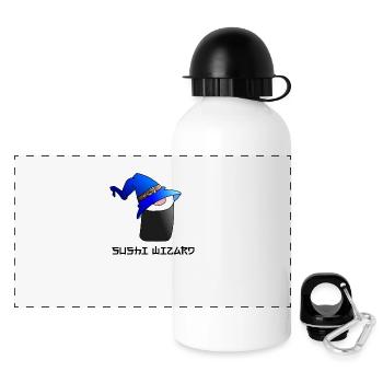 Sushi Wizard - Panoramic Thermal Bottle with Lid 500 ml - white - Front