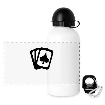 Ace Cards - Panoramic Thermal Bottle with Lid 500 ml - white - Front