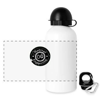 Master of Engineering Logo Patch - Panoramic Thermal Bottle with Lid 500 ml - white - Front