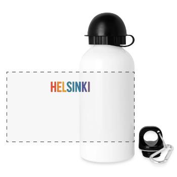 HELSINKI - Gourde panoramique avec couvercle 500 ml - blanc - Devant