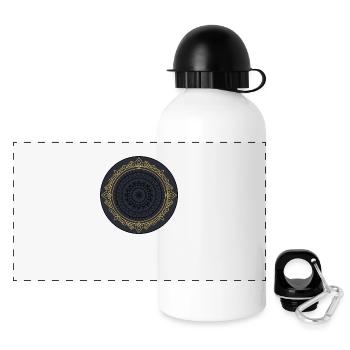 VINTAGE - Panoramic Thermal Bottle with Lid 500 ml - white - Front