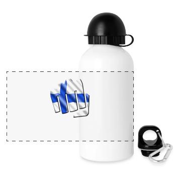 Finland - Panoramic Thermal Bottle with Lid 500 ml - white - Front