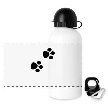 Paws - Panoramic Thermal Bottle with Lid 500 ml - white - Front