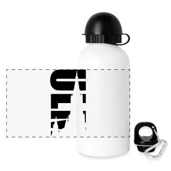 Ulm - Panoramic Thermal Bottle with Lid 500 ml - white - Front