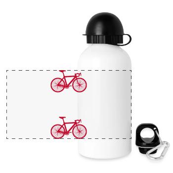 Cycling Austria - Gourde panoramique avec couvercle 500 ml - blanc - Devant