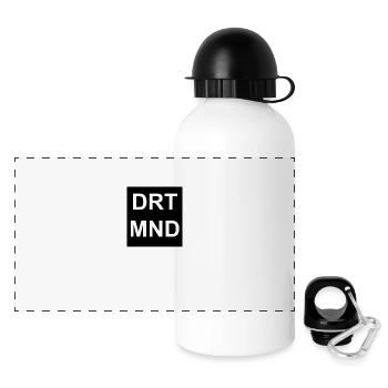 Dortmund - Panorama Trinkflasche mit Deckel 500 ml - Weiß - Vorne