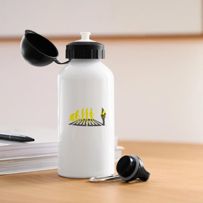 Schülerlotse école d'aide cadeau d'évolution Gourde panoramique avec couvercle 500 ml