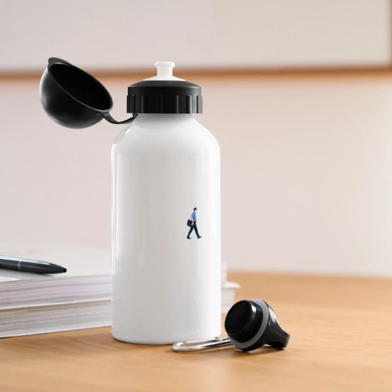 évolution Postman, profession du travail placarder Gourde panoramique avec couvercle 500 ml