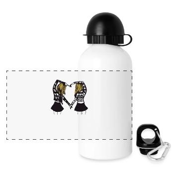 Queen - Queen - tenues correspondant - BFF - BGF - Cadeau - Gourde panoramique avec couvercle 500 ml - blanc - Devant