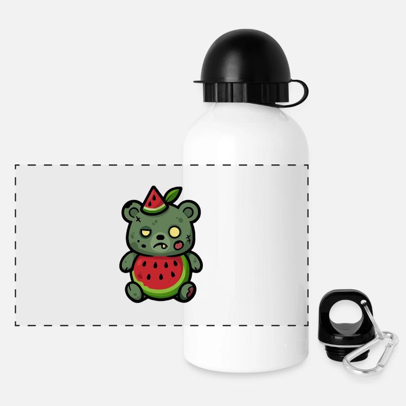 Baer - Panorama Trinkflasche mit Deckel 500 ml - Weiß