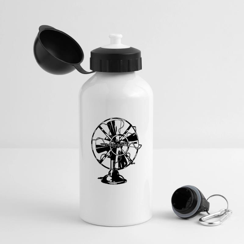 Ventilator Panorama Trinkflasche mit Deckel 500 ml