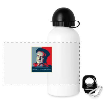 "Lassalle-Obama For President" - Panoramic Thermal Bottle with Lid 500 ml - white - Front