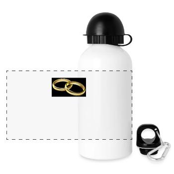 wedding rings - Panoramic Thermal Bottle with Lid 500 ml - white - Front