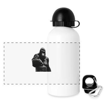 Roi de la jungle - Gorille - Gourde panoramique avec couvercle 500 ml - blanc - Devant