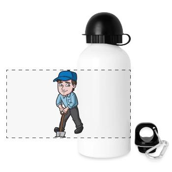 Farmer - Panoramic Thermal Bottle with Lid 500 ml - white - Front