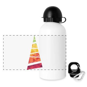Christmas Tree - Weihnachtsbaum - Weihnachten - Panoramic Thermal Bottle with Lid 500 ml - white - Front