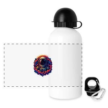 Cosmic Trip - Panoramic Thermal Bottle with Lid 500 ml - white - Front
