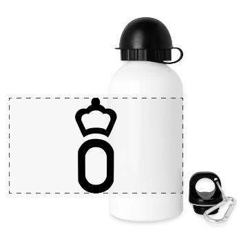 Oldenburger - Panorama Trinkflasche mit Deckel 500 ml - Weiß - Vorne