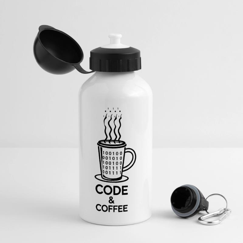 Code & Coffee – Perfect Duo Panoramic Thermal Bottle with Lid 500 ml