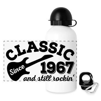 1967 - Panorama Trinkflasche mit Deckel 500 ml - Weiß - Vorne