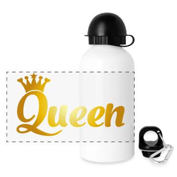 Queen - Panoramic Thermal Bottle with Lid 500 ml - white - Front