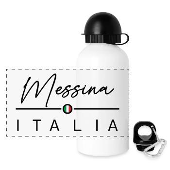 Italia - Messine - Italien - Italy - Gourde panoramique avec couvercle 500 ml - blanc - Devant