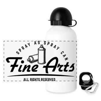Spray as spray can - Fine Arts - Panoramic Thermal Bottle with Lid 500 ml - white - Front