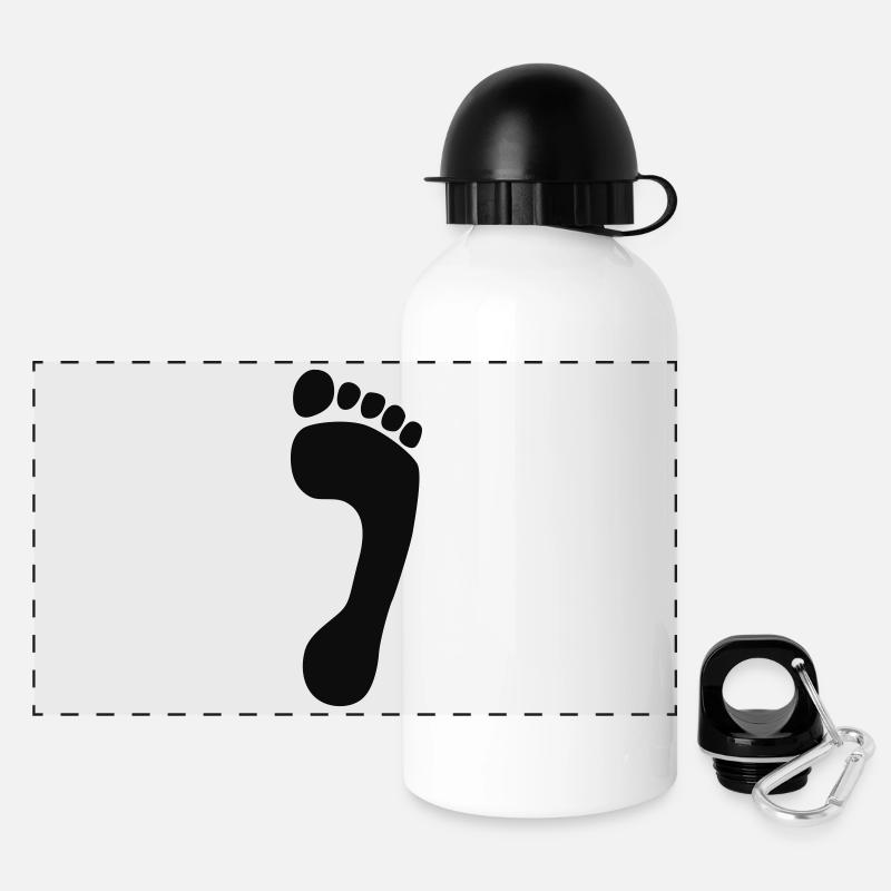 Foot - Panoramic Thermal Bottle with Lid 500 ml - white