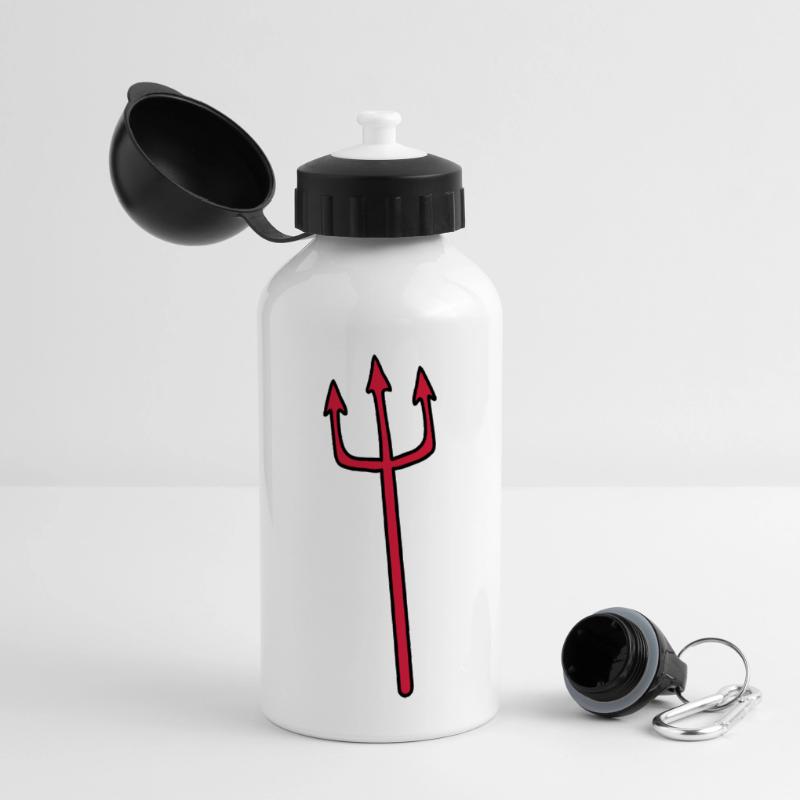 Devil Trident weapon lancing Panoramic Thermal Bottle with Lid 500 ml