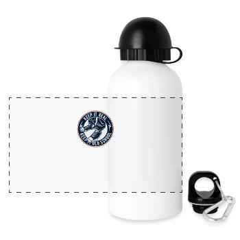 Keep It Oldschool - Panorama Trinkflasche mit Deckel 500 ml - Weiß - Vorne