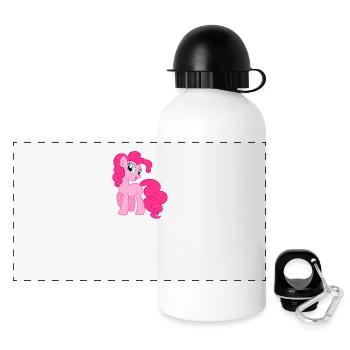 Funny pony - Gourde panoramique avec couvercle 500 ml - blanc - Devant