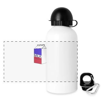 milk - Panoramic Thermal Bottle with Lid 500 ml - white - Front