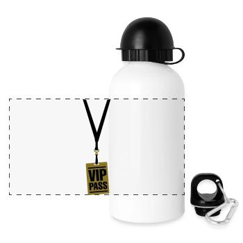 VIP pass - Gourde panoramique avec couvercle 500 ml - blanc - Devant