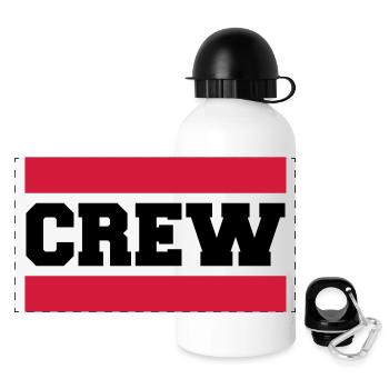 Crew - Gourde panoramique avec couvercle 500 ml - blanc - Devant